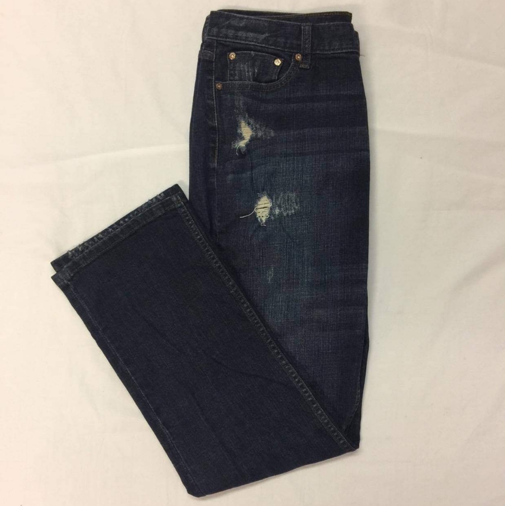 Simply Vera Vera Wang Boyfriend Distressed Jeans